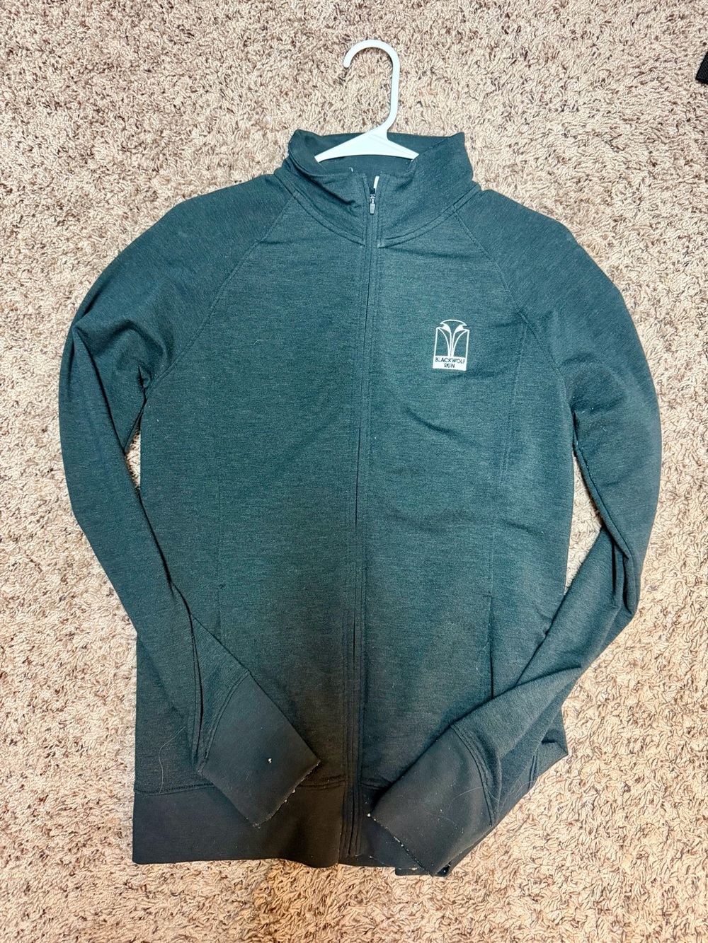 Full-Zip Lightweight Golf Jacket with Logo